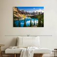 thumbnail image 2 of Elephant Stock Magnificent Moraine Lake Wall Art - Horizontal Canvas Wall Art - Living Room Wall Decor - Nature Canvas - Green And Blue Decor - 39" x 26", 2 of 8