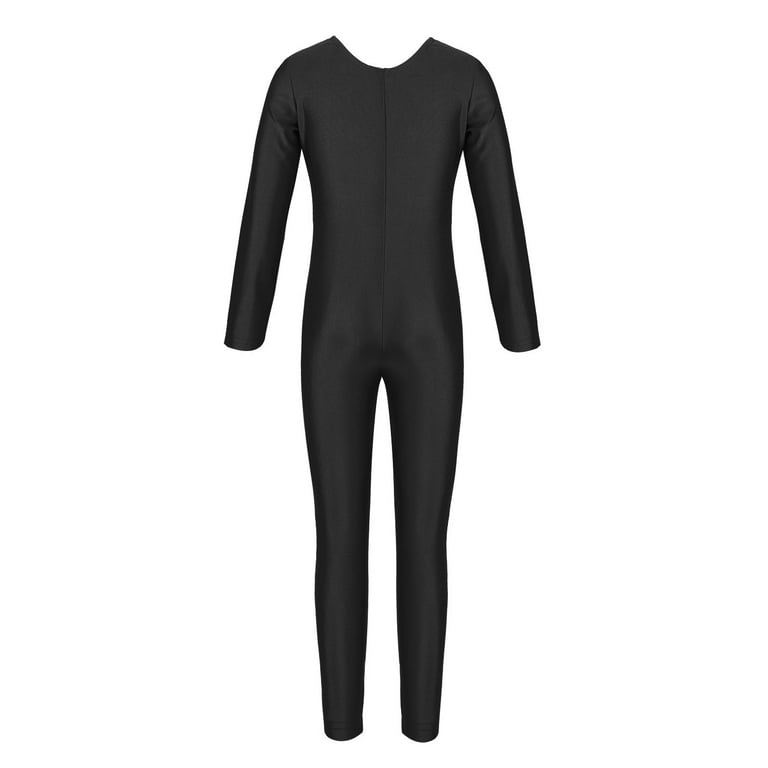 DPOIS Kids Girls Gymnastics Spandex Unitard Leotard Jumpsuit