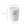 thumbnail image 3 of Home Use Press-Top Flip-Lid Trash Can - Space-Saving Storage Bin For Kitchen Dining Room Bathroom And Narrow Spaces - Convenient Clamp-Style Garbage Bin, 3 of 6