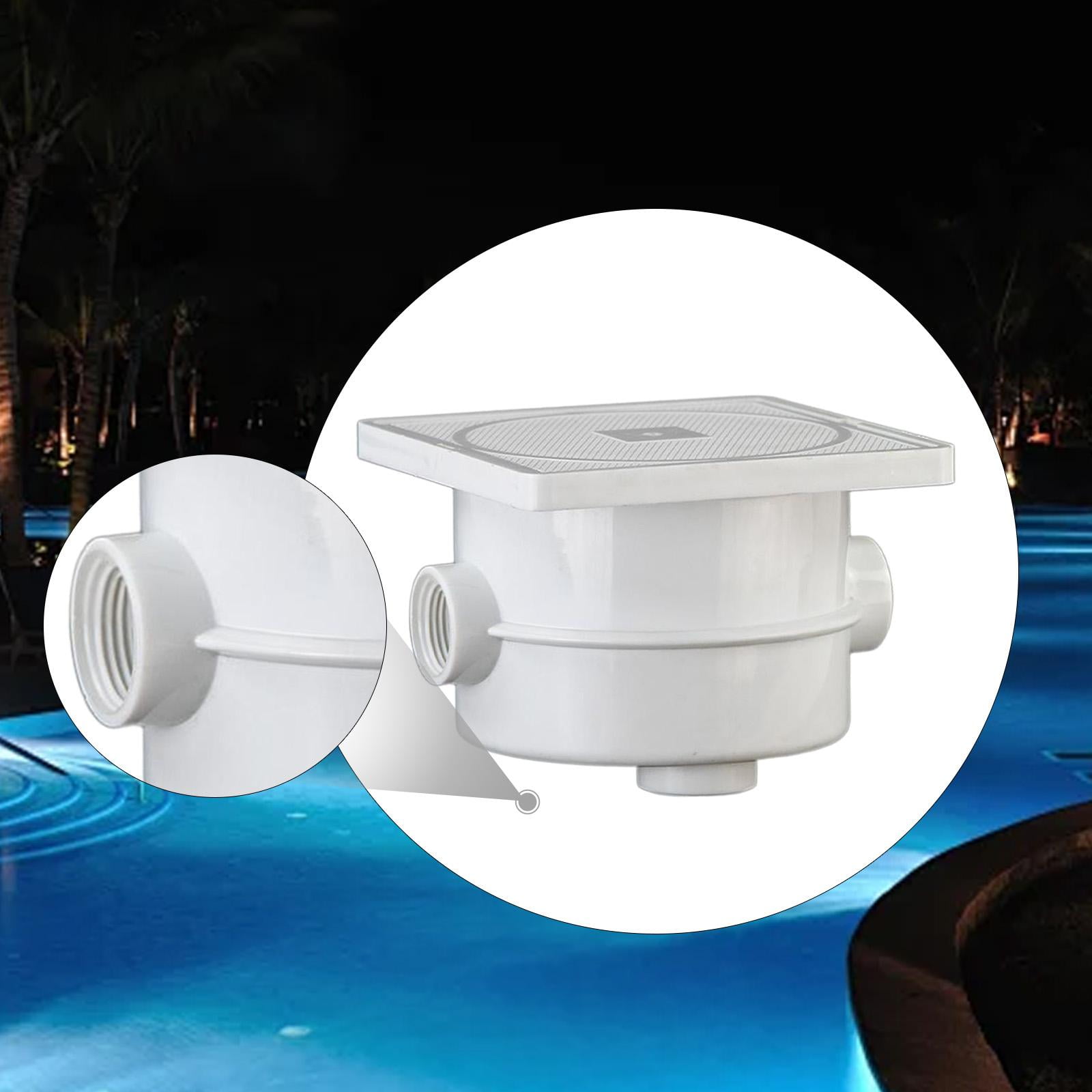 JISADER Swimming Pool Wire Connectors Box, Swimming Pool Accessory, Weatherproof Underwater Light Junction Box for SPA Hotel Backyard