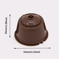 thumbnail image 4 of 3pcs Coffee Capsule Cups Refillable Reusable Plastic Coffee Pods for Coffee Maker with Spoon Brush, 4 of 7