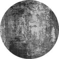 thumbnail image 1 of Ahgly Company Machine Washable Indoor Round Oriental Gray Industrial Area Rugs, 5' Round, 1 of 4