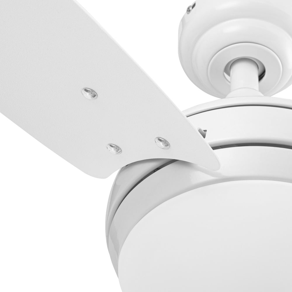Honeywell 51804-45 52 in. Remote Control Contemporary Indoor LED Ceiling Fan with Light - Bright White