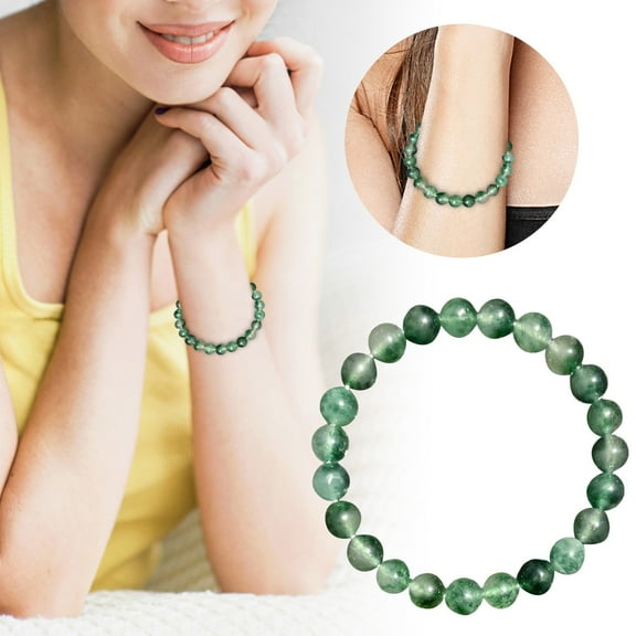 Reiki Charged Healing Bracelet - 7 Chakra Balancing Gemstone Stretch Bracelet for Women, Anxiety Relief, Yoga Meditation Jewelry with Natural & Energy Stones