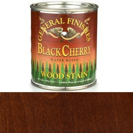 - General Finishes Water Based Wood Black Cherry Stain, Pint