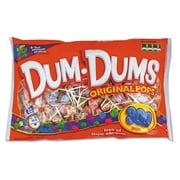 Dum Dums Lollipops Original Mix Flavor Lollipops Free of Major Allergens, 300 Count 51 oz. Bag