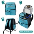 thumbnail image 2 of Mochila de viaje para perros aprobada por PetaMi Airline con accesorios, 2 of 7