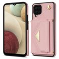 thumbnail image 6 of Nalacover Case for Samsung Galaxy A12 5G, Crossbody Wallet Case with Card Slots Holder, PU Leather Lanyard Shoulder Strap Purse Cover with Kickstand Shockproof Case, Pink, 6 of 8
