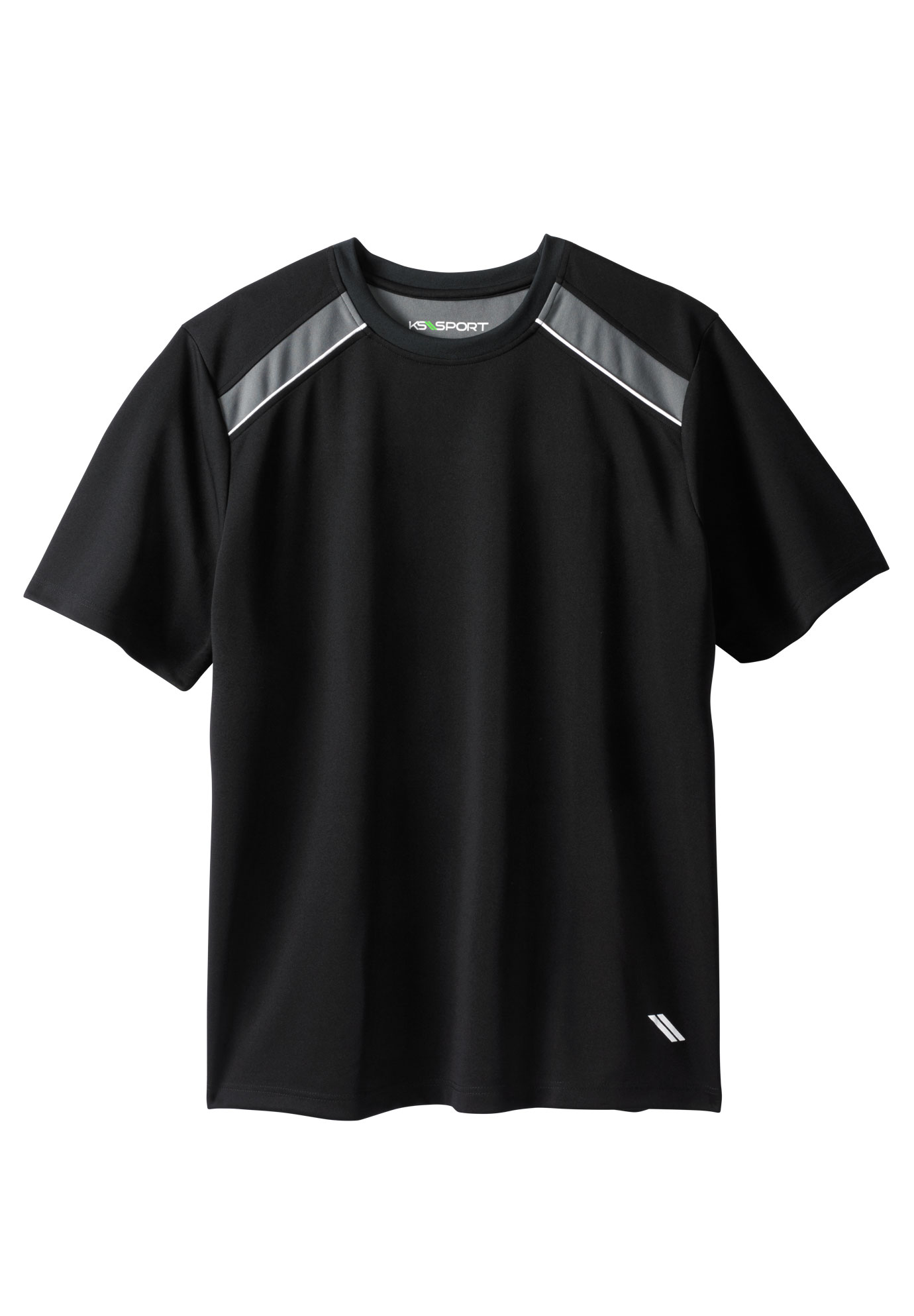 KS Sport by Kingsize Mens Big /& Tall Crewneck Tee Shirt