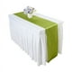 thumbnail image 4 of Nvzi Bandera de mesa Ding de color sólido de seda con borde de bloqueo de alta densidad, mantel de boda, decoración, bandera de mesa simple (azul oscuro), 4 of 5