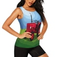 thumbnail image 2 of Haiem Tractor on farming land Printed Women's Workout Tank Top, Quick-Dry Sleeveless Gym Shirt, Breathable Lightweight Athletic Top for Running, Yoga, and Casual Wear-XX-Large, 2 of 7