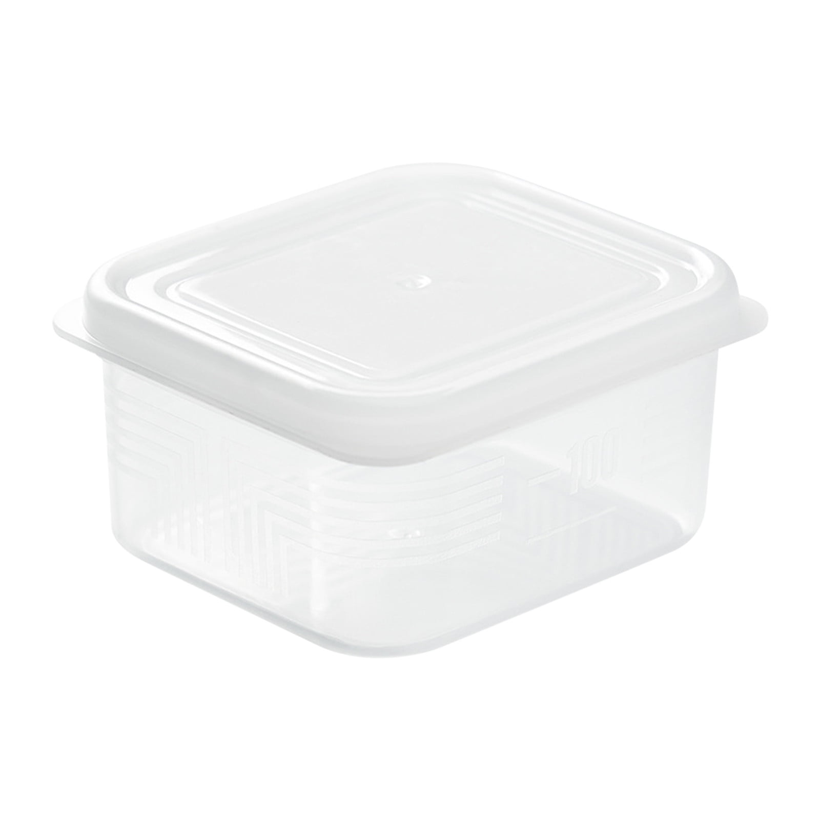 1pc Refrigerator Freezer Storage Container, , Seal Preservation, With Grid,  Suitable For Meat, Ice Cream And Other Cold Food