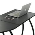 thumbnail image 4 of ZENY Home Office L-Shaped Computer Desk MDF Workstation - Black, 4 of 12