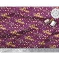 thumbnail image 2 of Soimoi Rayon Crepe Fabric Food,Animals & Text Print Fabric by Yard 46 Inch Wide, 2 of 5