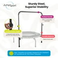 thumbnail image 3 of JumpSport Handle Bar Accessory for 44 Inch Arched Leg Fitness Trampolines, 3 of 11