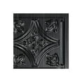 thumbnail image 2 of FASÄDE Traditional Style/Pattern 1 Decorative Vinyl Backsplash Panel in Brushed Onyx (6X6 Inch Sample), 2 of 4