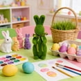 thumbnail image 5 of PEIBang Green Flocked Standing Bunny Decor for Easter,Home,Garden & Party Gifts, 5 of 6