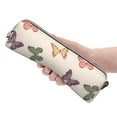 thumbnail image 4 of XMXT Leather Pencil Case, Vintage Colorful Butterfly Large Capacity Pencil Pouch for Student Teens Women, 4 of 9