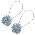 thumbnail image 1 of Flower Shape Curtain Clip Modern Look Living Room Decorative Item 1 Pair Alloy, 1 of 5