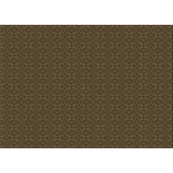 Ahgly Company Indoor Rectangle Patterned Oak Brown Area Rugs, 2' x 5'