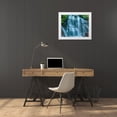 thumbnail image 3 of McLoughlin, James 32x26 White Modern Wood Framed Museum Art Print Titled - Waterfall Portrait III, 3 of 4