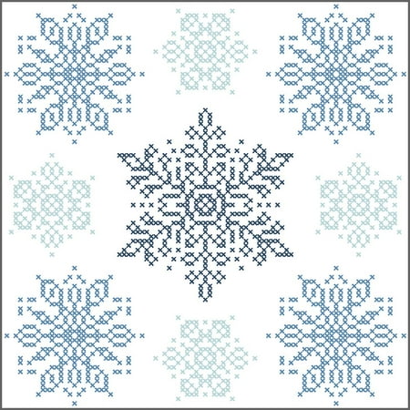 - Herrschners® Winter Flurries Quilt Blocks Stamped Cross-Stitch