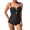 Black, variant on Sngxgn Swimsuit Women Tummy Control Vintage Swimsuits U Back Modest Swimwear(Green,XL)