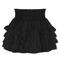 thumbnail image 3 of Women's Sweet & Spicy Ballet Solid Color Slim Fit Mini Skirt, 3 of 3