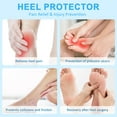 thumbnail image 4 of Ehucon Heel Protectors For Pressure Sores Relief Foot Pillow Healing Therapy Of Heel Pain, Injury, 4 of 7