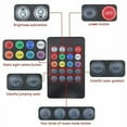 thumbnail image 3 of LNGOOR 4PCS Car USB RGB 36 LED Strip Lights Interior Atmosphere Neon Lamp + IR Remote, 3 of 6