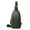 Army Green AG, variant on Usmixi Leather Bra Bag Men's-body Motorcycle Chest Bag Trend-body Bag Men's Chest Bag