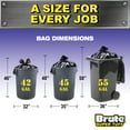 thumbnail image 6 of Brute Super Tuff® Contractor Bags, 42 Gallon, 20 Bags (Flap Tie), 6 of 10
