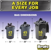 Brute Super Tuff® Contractor Bags, 42 Gallon, 20 Bags (Flap Tie)