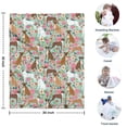 thumbnail image 4 of Cute Boxer Dog and Flowers Florals Blanket,Comfortable Soft Flannel Throw Blanket,All Season,Warm Lightweight Blankets for Sofa Bed Couch Living Room Chair,30"x40", 4 of 4