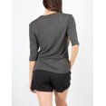 thumbnail image 4 of Playera manga 3/4 AMAD Casual para mujer Talla L, 4 of 5