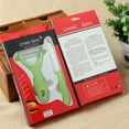 thumbnail image 2 of Joywa Two piece Ceramic Knife Zirconia Fruit Peeler Kitchen Paring Knife Fruit An, 2 of 5