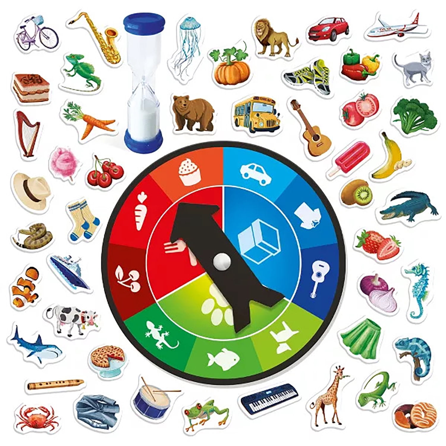 Headu: ObservAction - Concentration & Logic Game, Race To Gather Object Titles That Match The Spinner Category, Visual Memory & Speed Play, Kids 5-10