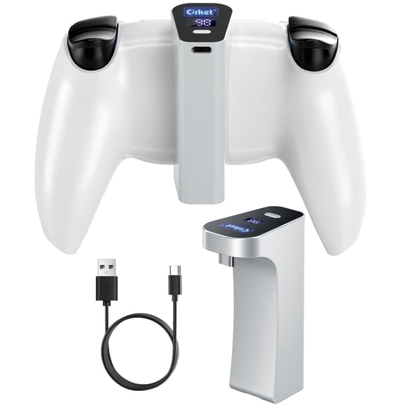 Cirket PS5 Gaming Controller Rechargeable Battery Pack 2000mAh with Fast Charging Technology