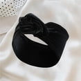 thumbnail image 3 of 2 diademas de alambre para mujer, diadema para el pelo, tocado de vacaciones, soporte para el pelo para niña, color negro 3 piezas, 3 of 8