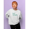 thumbnail image 2 of Just Breathe! Sweatshirt Women -SPIdeals Designs, Female x-Large, 2 of 4