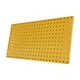 thumbnail image 1 of Organizador de pared con tablero perforado, panel de pared con tablero perforado, almacenamiento resistente y versátil para garaje. Amarillo, 1 of 9