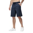 thumbnail image 2 of Lavenicole Men's Casual Shorts abrasion resistance, quick-drying and wrinkle-resistant featuresDrawstring Summer Beach Stretch Golf Shorts with 4 Zipper, 2 of 6