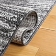 thumbnail image 5 of SAFAVIEH Moroccan Tassel Talia Diamond Shag Runner Rug, Black/Ivory, 2'3" x 8', 5 of 8