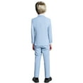thumbnail image 2 of Kids Suits for Boys Dressy Outfit Set Boys' Suits Boys Dress Clothes Christmas Outfit Blue Suit Size 2T, 2 of 3