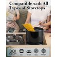 thumbnail image 3 of Olla alta Cook N Home de 7,5 L antiadherente con tapa de vidrio, 3 of 7
