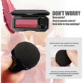 thumbnail image 5 of Two Tone Makeup Eyeshadow Waterproof Long Lasting Eyeshadow Glitter Gradient Quick Eye Shadow Palette with Brush, 5 of 5