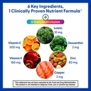(4 pack) PreserVision AREDS 2 + Multivitamin, 2-in-1 Eye Vitamin, Contains Vitamin C, D, E & Zinc, 100 Softgels