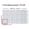 thumbnail image 3 of Castle Fairy Vintage Anchor Fabric by the Yard 10 Yards, Nautical Adventure Home Decor Fabric by the Yard, White Navy Blue Sewing Fabric, 3 of 6