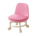 thumbnail image 3 of Taburete bajo con ruedas, taburete bajo con ruedas, mini asiento universal giratorio con ruedas para oficina, hogar, salón, cocina, deportes, 3 of 9