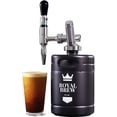 thumbnail image 1 of The Original Royal Brew Nitro Cold Brew Cafetera - Regalo para los amantes del café - Barril casero de 64 oz, kit dispensador de café con sistema de gas nitrógeno, 1 of 5